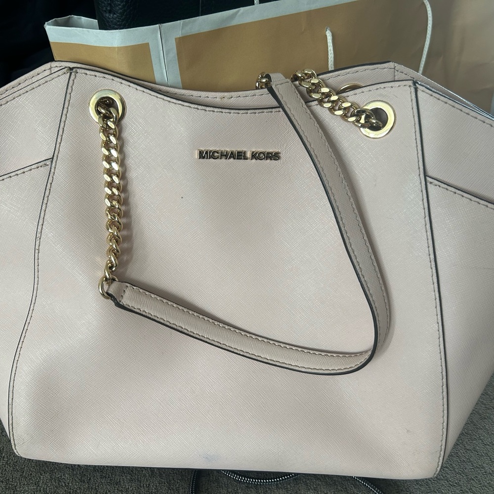 Michael Kors Cream Tote Bag
